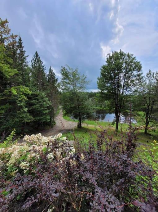 Vila Chalet Pres Du Mont Megantic La Patrie Exteriér fotografie